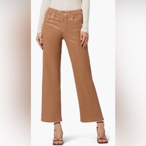 Hudson Rosie Coated High Waist Ankle Wide Leg Jeans